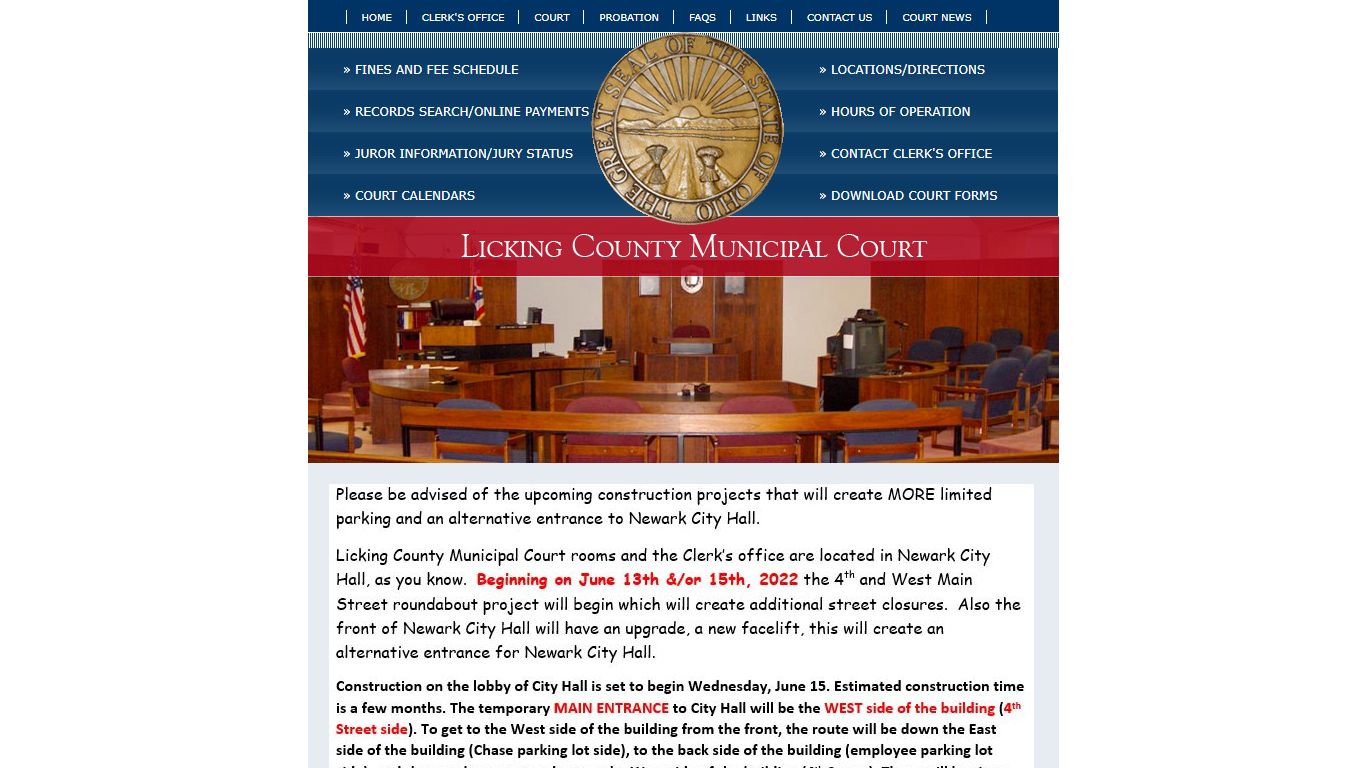 CITY OF NEWARK, OHIO | MUNICIPAL COURT